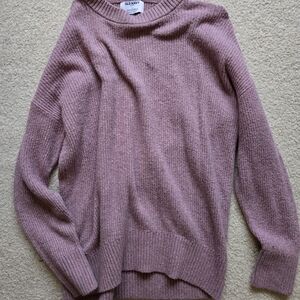 Old Navy Women's Mauve Crew Neck Sweater